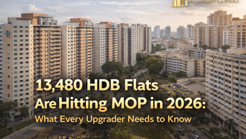 13,480 HDB Flats Are Hitting MOP in 2026