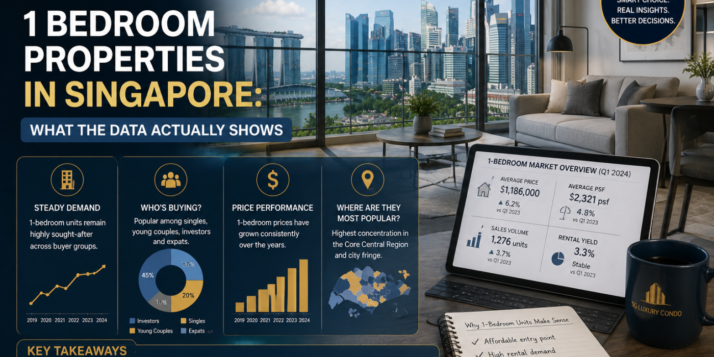 1 Bedroom Properties in Singapore