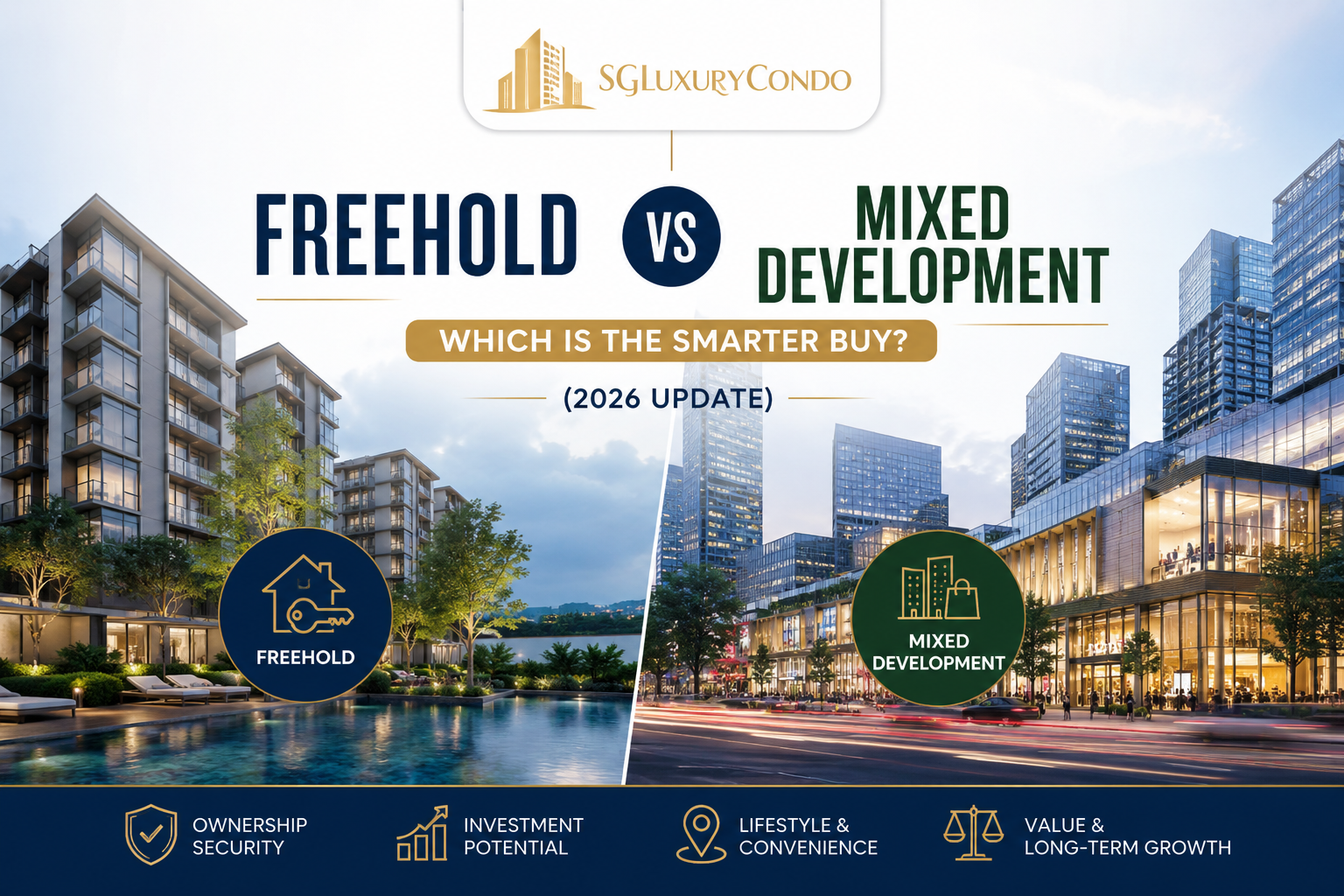 Freehold vs Mixed Development in Singapore