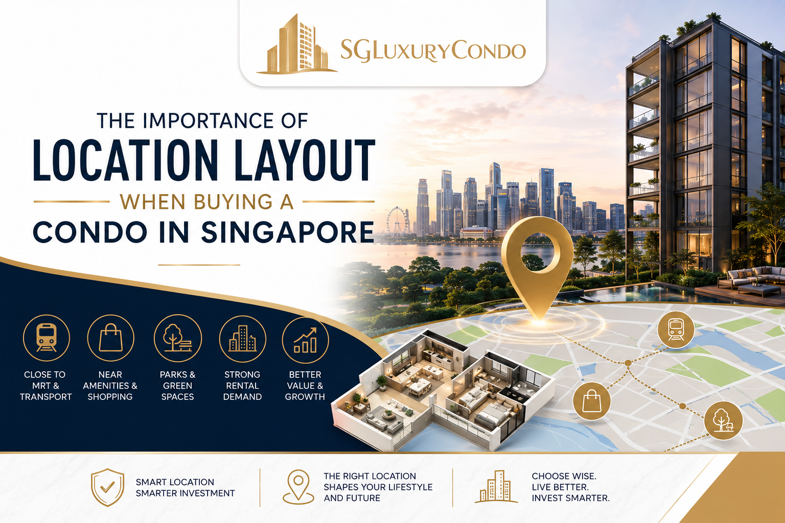Importance of Location Layout When Buying a Condo in Singapore