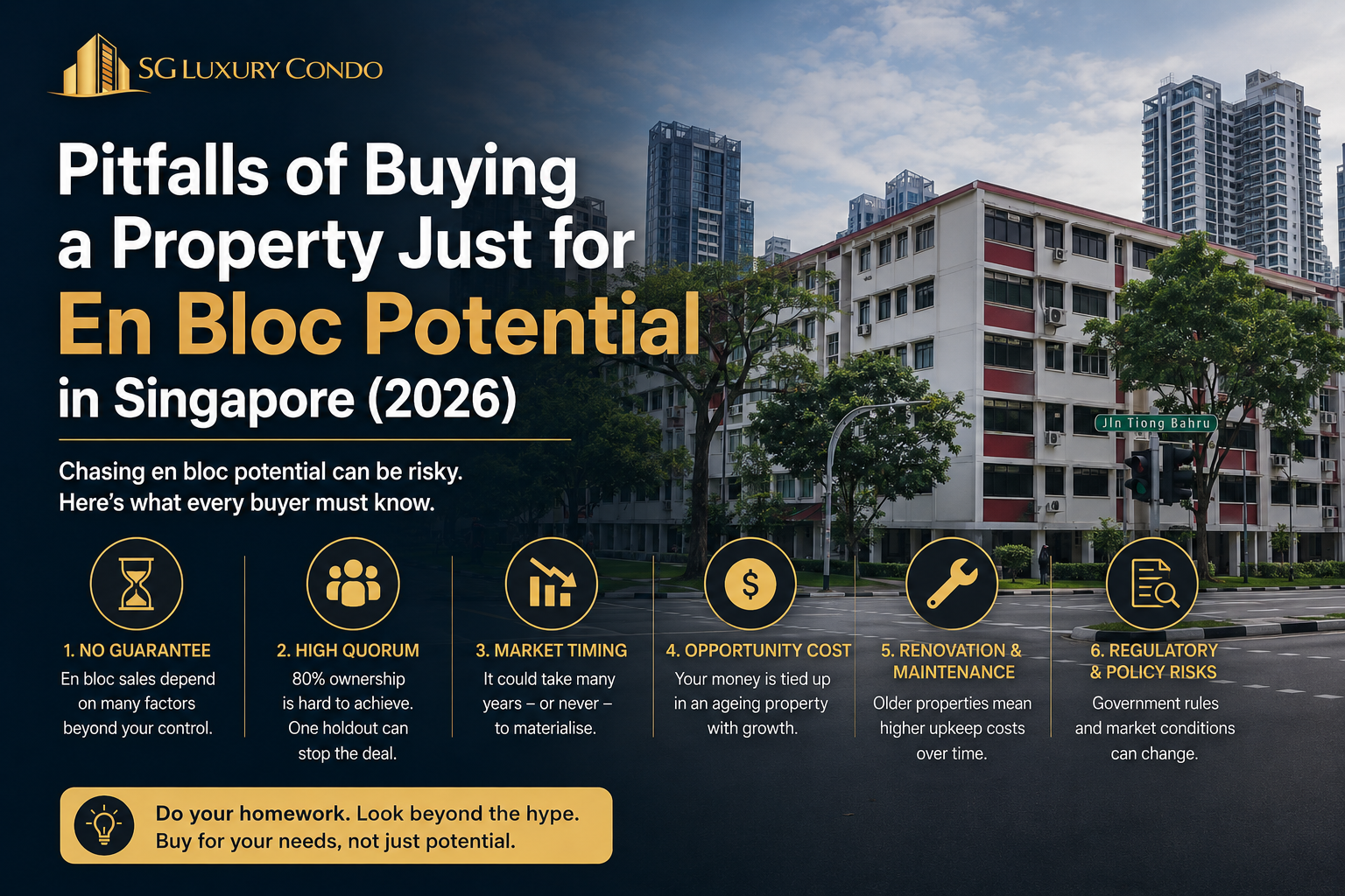 Pitfalls of Buying a Property Just for En Bloc Potential in Singapore