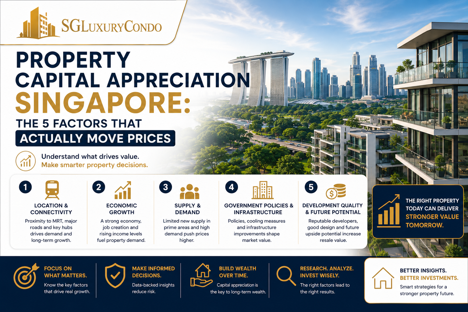 Property Capital Appreciation Singapore: The 5 Factors That Actually Move Prices